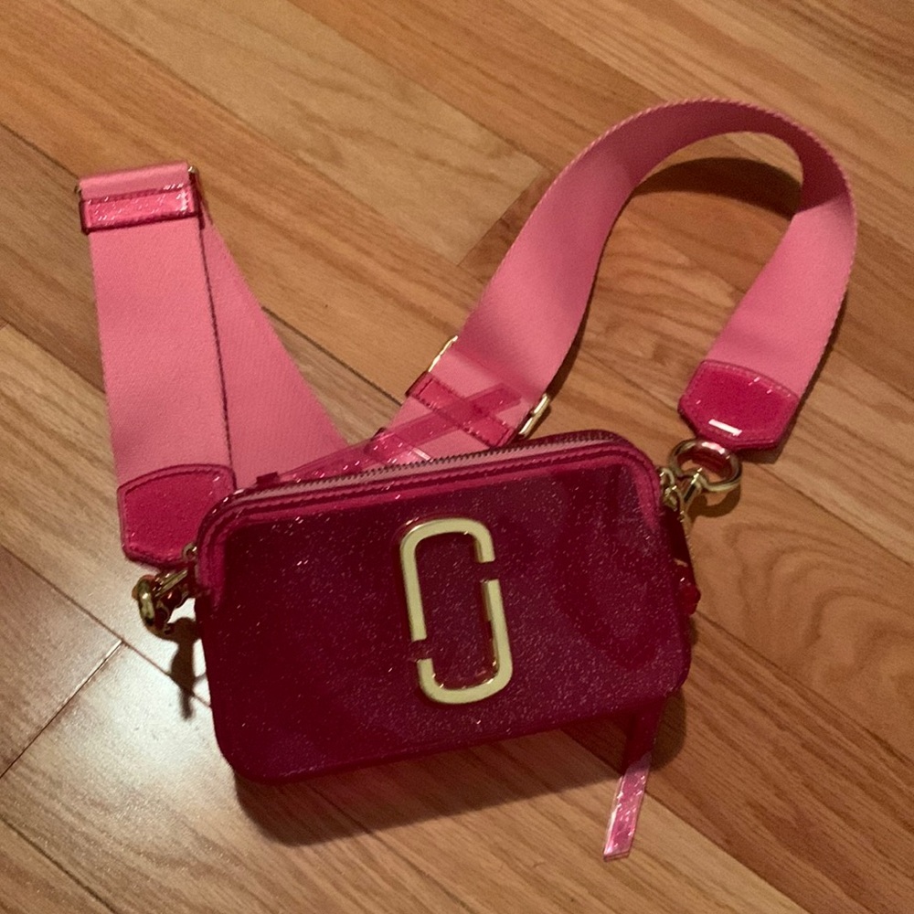 Pink Jelly Marc Jacobs Snapshot bag